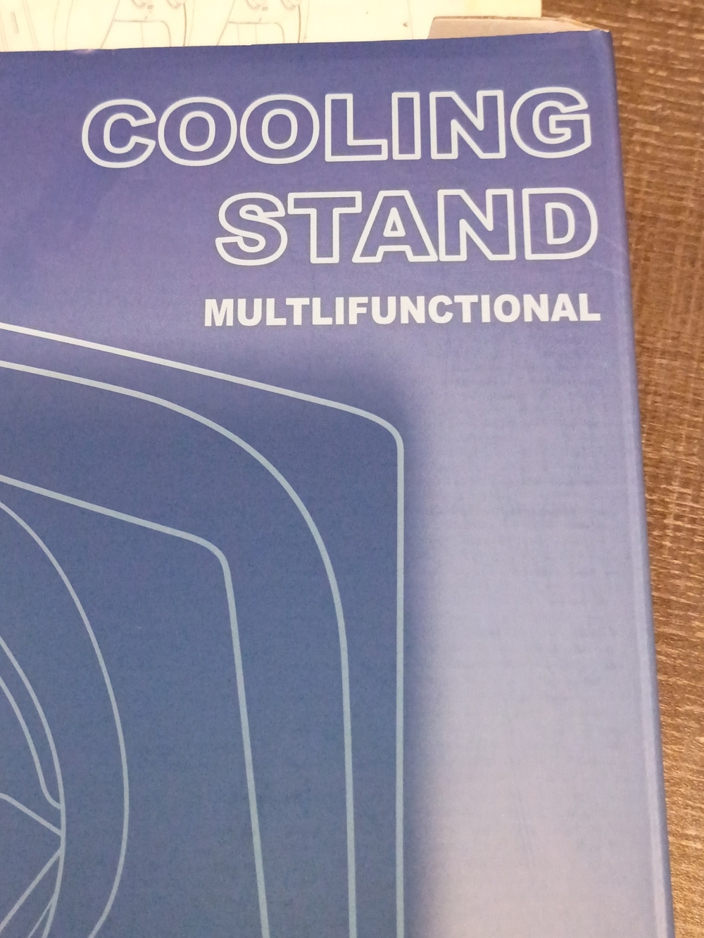 Universal Blue Cooling Stand Multifunctional
